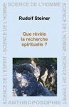 Que rvle la recherche spirituelle ?