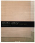 ELEMENTS IN ARCHITECTUR MATERIAUX 