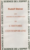 ARRIERE-PLANS SPIRITUELS DE L'HISTOIRE CONTEMPORAINE
