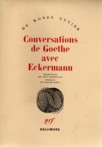 Conversations de Goethe avec Eckermann